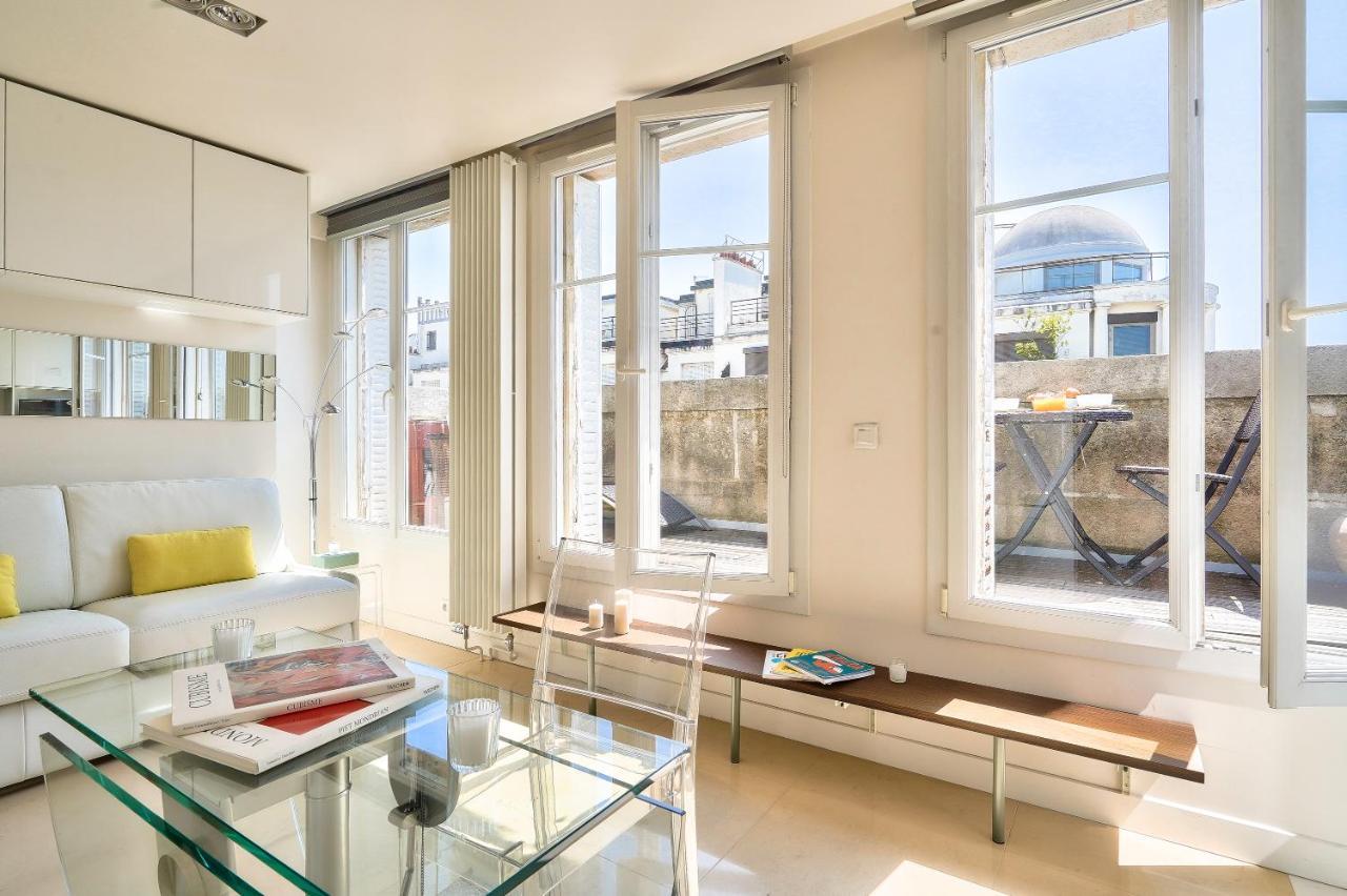 Designed Studio With Ac-Terrasse Vue Tour Eiffel 巴黎 外观 照片