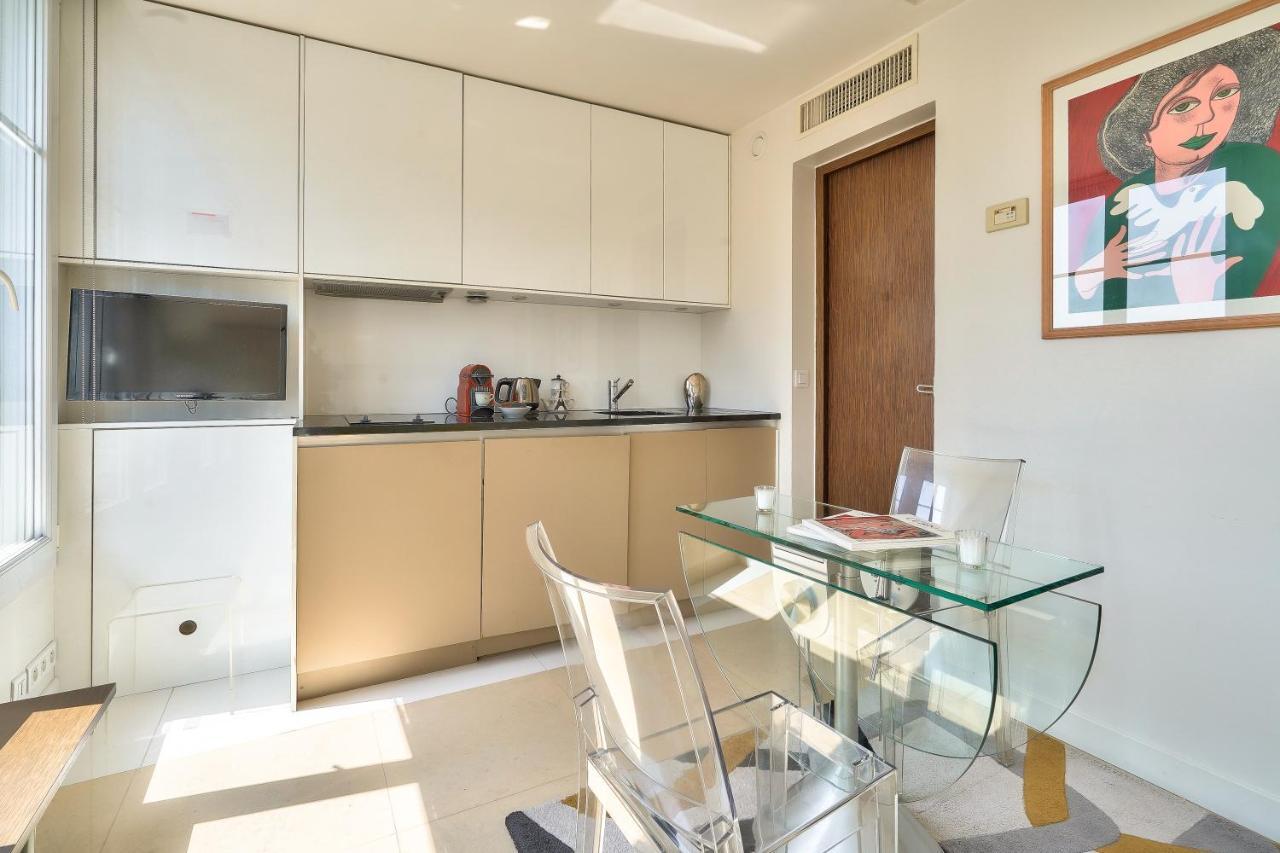 Designed Studio With Ac-Terrasse Vue Tour Eiffel 巴黎 外观 照片