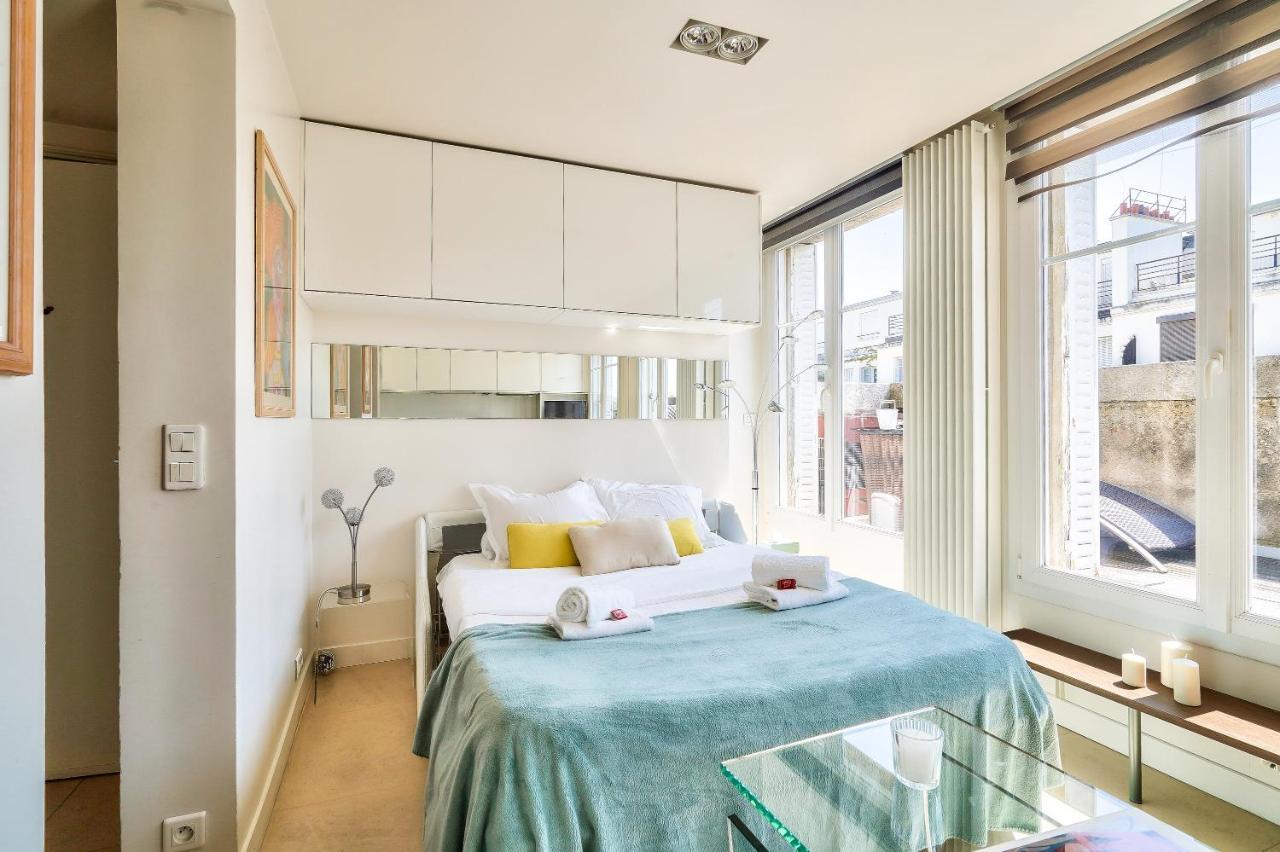 Designed Studio With Ac-Terrasse Vue Tour Eiffel 巴黎 外观 照片